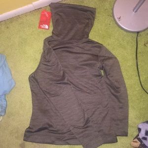 North face turtle neck jacket
